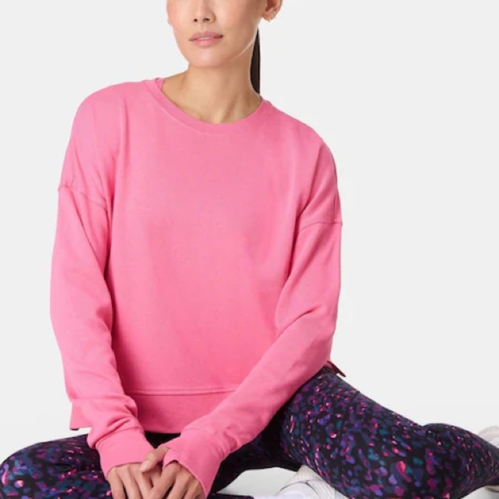 Sweaty Betty After Class Crop Sweatshirt L